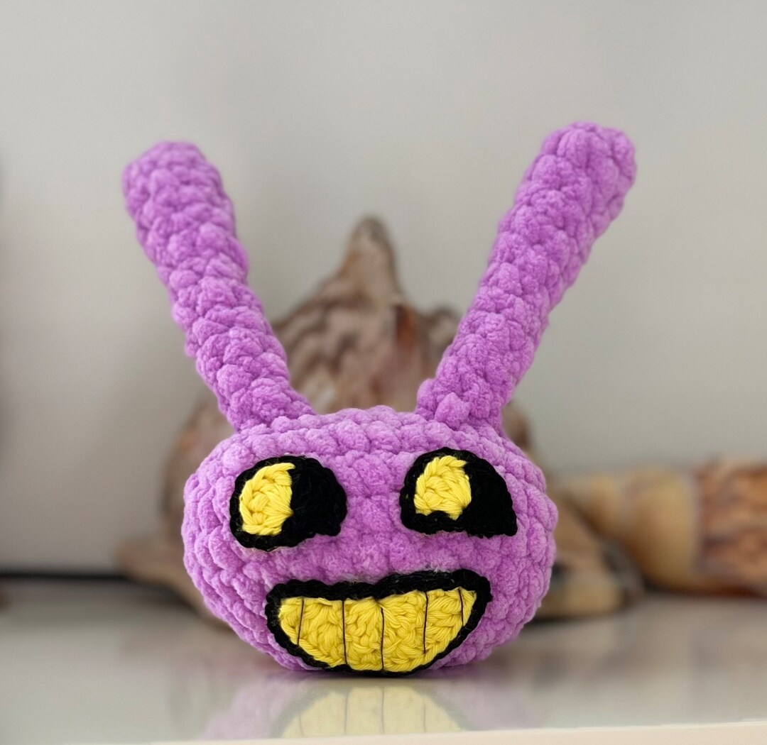 Jax the Amazing Digital Circus Inspired Plush Head Etsy UK