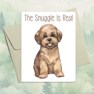 Cartão personalizado feito à mão para poodle toy, presente fofo para amantes de animais de estimação, cartão de felicitações personalizado para cães