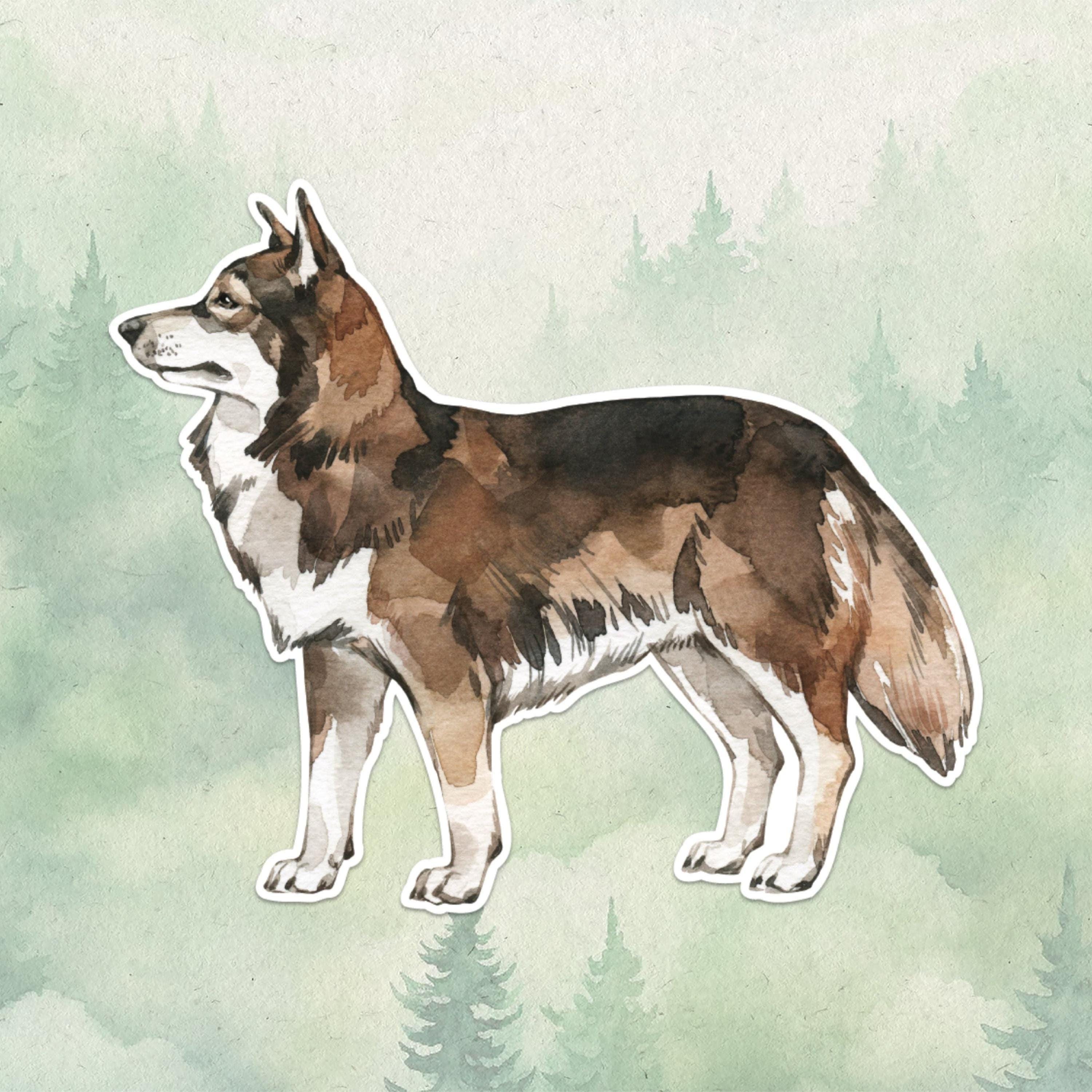 Waterproof Vinyl Utonagan Sticker, Cute Dog Lover Gift, Great