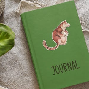 Waterproof vinyl tree kangaroo sticker, Cute animal lover gift, Great decal for laptops, kindles, and water bottles image 6