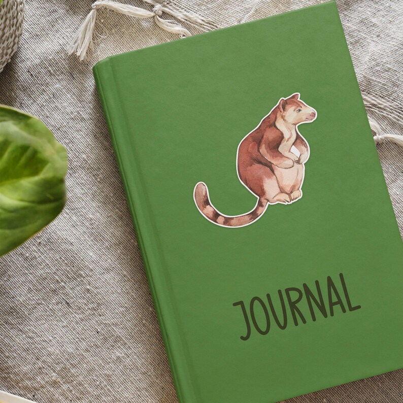 Waterproof vinyl tree kangaroo sticker, Cute animal lover gift, Great decal for laptops, kindles, and water bottles image 6