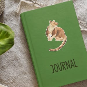 Waterproof vinyl tree kangaroo sticker, Cute animal lover gift, Great decal for laptops, kindles, and water bottles image 6