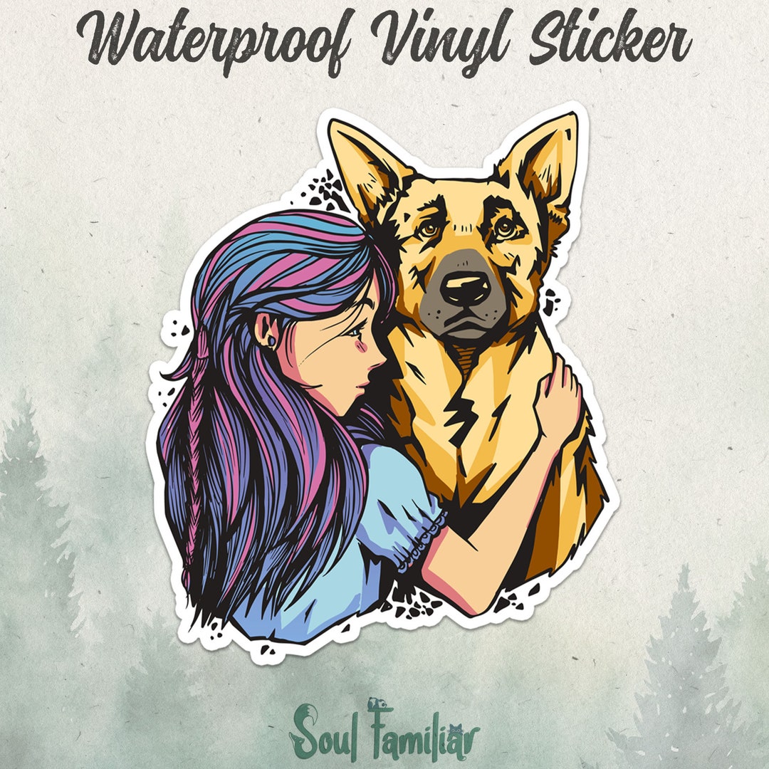 Photo inspiration: Visual Reference: German Shepherd Sticker Waterproof Vinyl Decal Best Friend