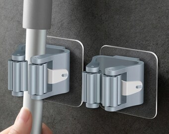 Color : Green zxcv Mop Rack Organizer 304 Stainless Steel Hole-Free Mop Hook Mop Clip Mop Holder Multifunctional Wall-Mounted Bathroom Pendant Color : Green zxcv Mop Rack Organizer 304 Stainless Steel Hole-Free Mop Hook Mop Clip Mop Holder Multifunctional Wall-Mounted Bathroom Pendant