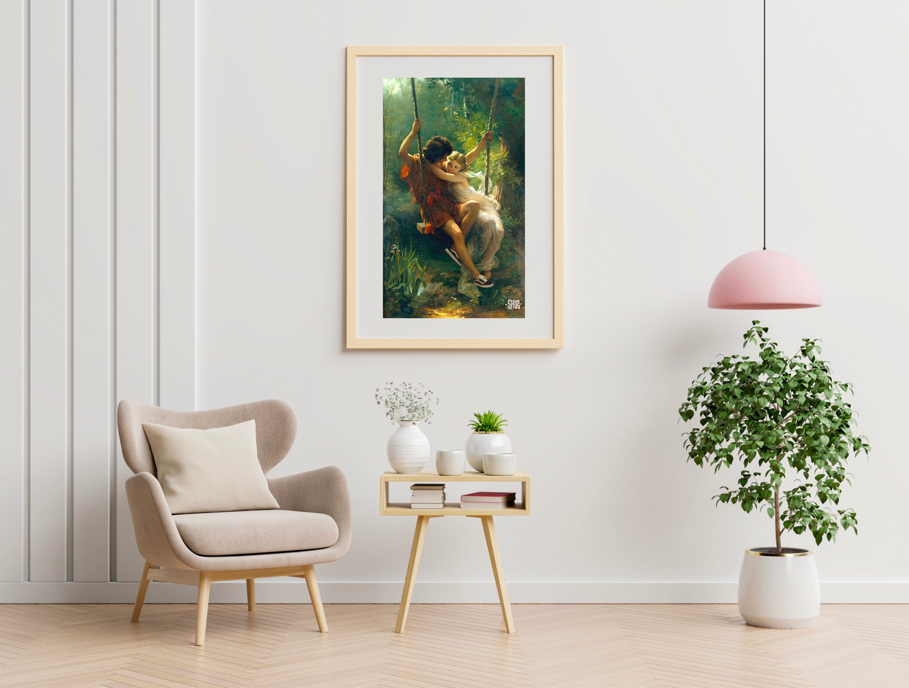 A3 Art Poster on Paper 300g Swing Spring by SHUZ Limited