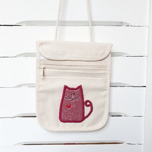 Brustbeutel für Kinder | Glitter Cat