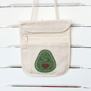Brustbeutel für Kinder | Glitter Avocado