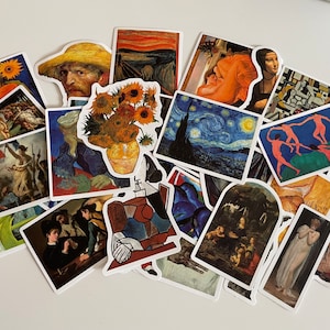 Kunstvinyl gemengd kunststickerspakket | Stickers schilderen | Tekenstickers | Plakboeken | Journalen | Dagboekstickers | Dagboekstickers.