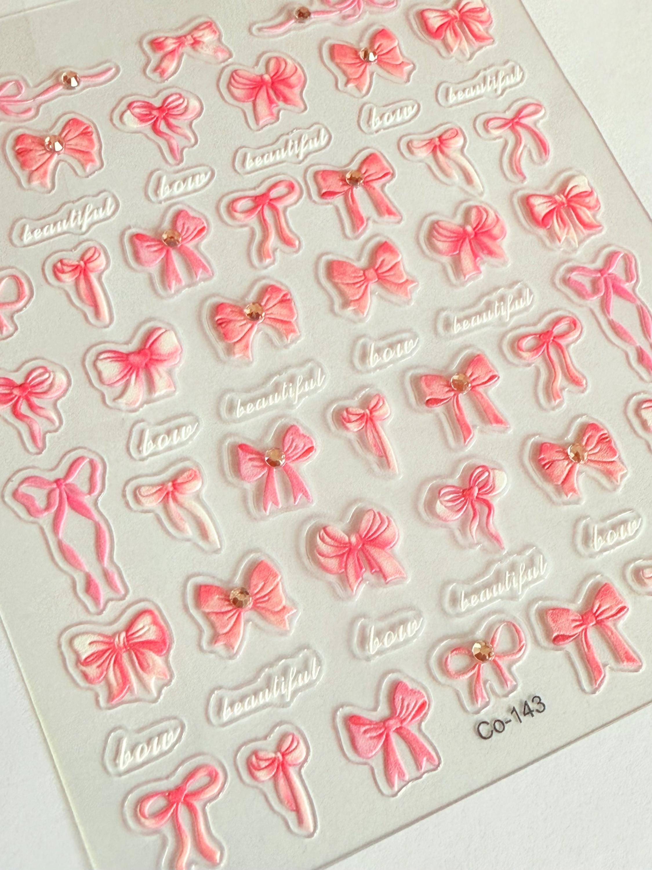 Simple Bow Sticker Tiny Bow Stickers, Ribbon Stickers, Bow Stickers, Stickers, Cute ...