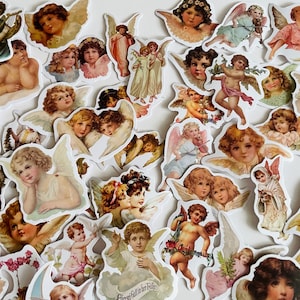 Adesivos infantis fofos de querubim vintage Kewpie Cupido / Bebê / fofos vintage / criança / suprimentos de artesanato / adesivos infantis /