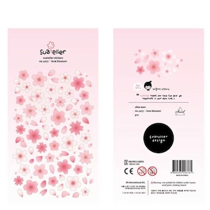 Suatelier Stickers|Love Blossom|Scrapbook Stickers | Cherry Floral Planner stickers | Diary Stickers | Bullet Journal |