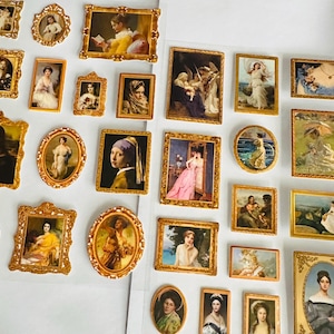 Vel met Monet Art-stickers | Stickers schilderen | Stickers van vangough | Plakboeken | Journalen | Muchastickers | Dagboekstickers