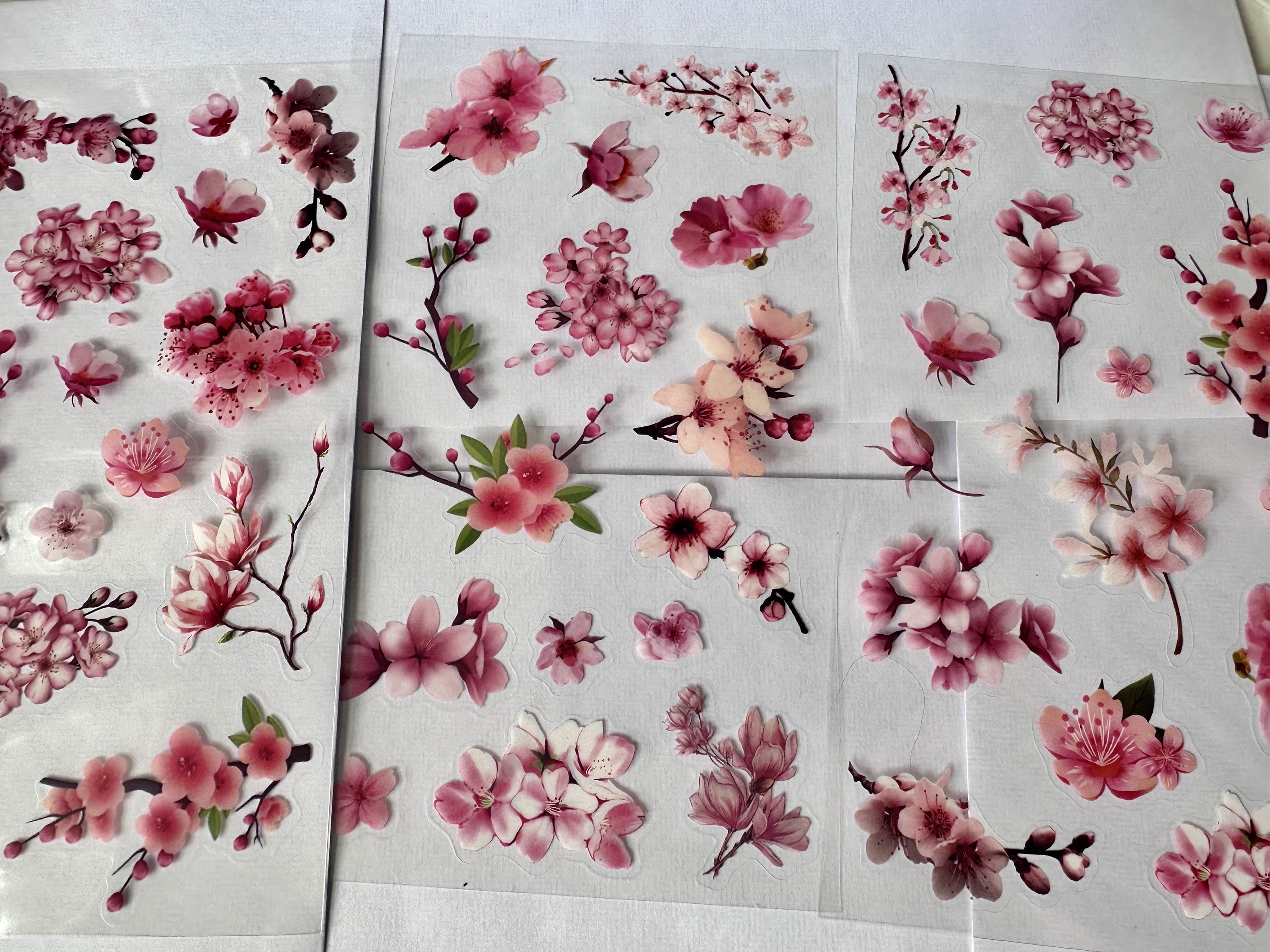 100 Bunte Blumen-Aufkleber – Wasserfeste Sticker Für Laptop, Flasche & Scrapbooking