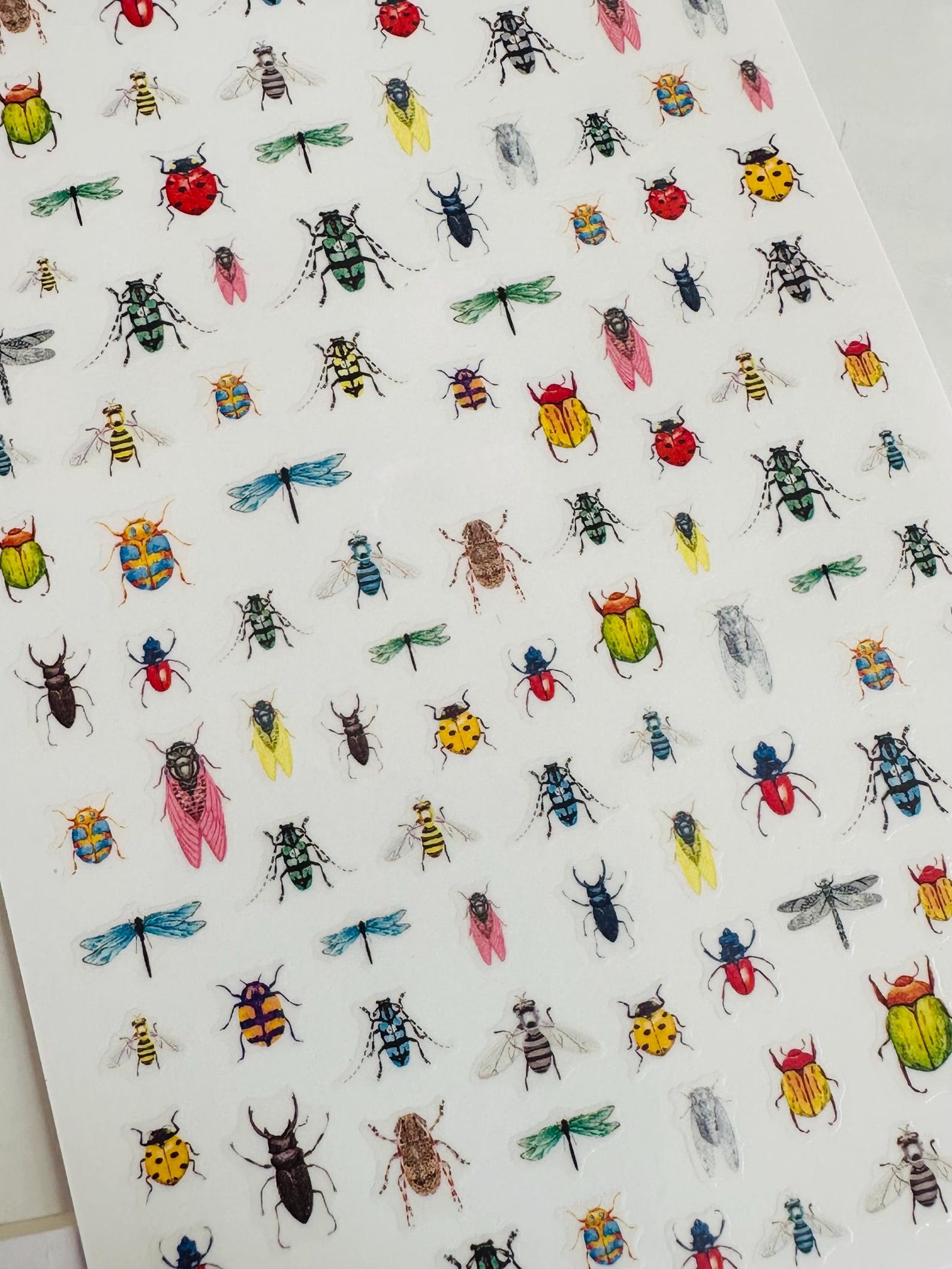 Small Insect Sticker Mini Insect Nail Stickers: Beetle, Spider, Diary Decor - Etsy