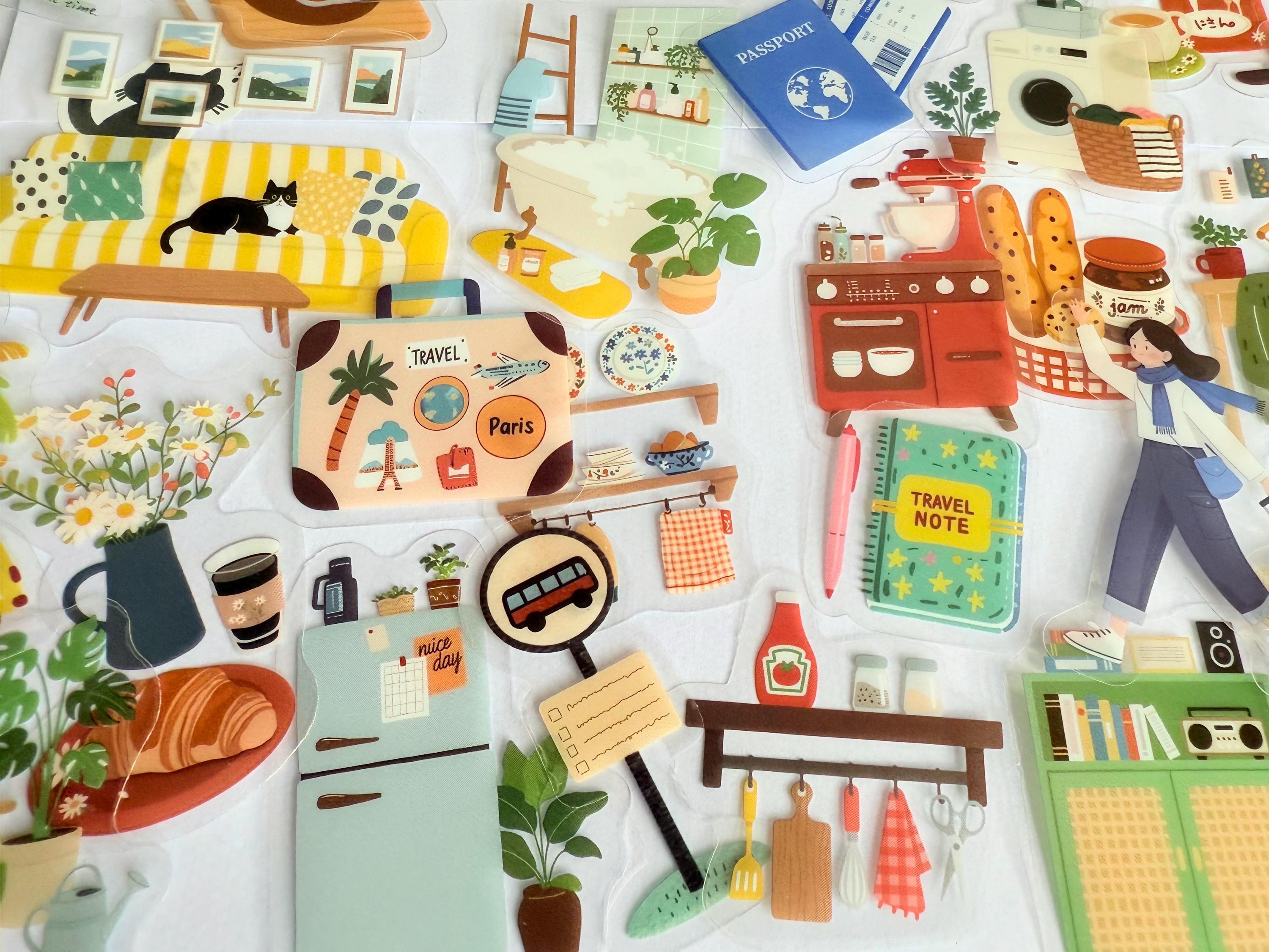 Life Style Sticker Daily Life Stickers| Journal Stickers |travel |home |cooking |holdisys ...