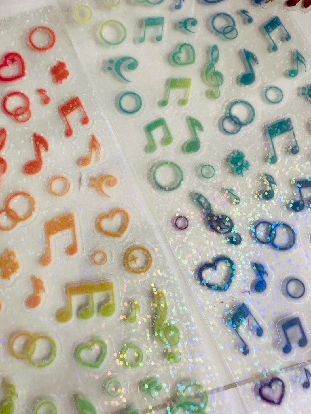 Music Stickers / Music Sheet / Musical Note Stickers / Music Lover ...