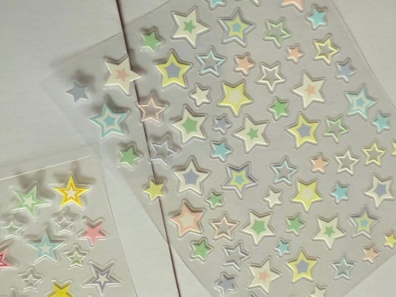 Tiny Star Sticker Sheet | Constellation and Star | Paper Sticker ...