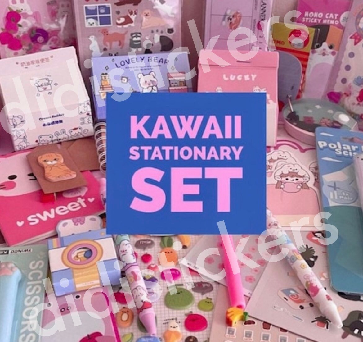 Kawaii Stationery Set Craft Box Gift Set Kawaii Stationery cute