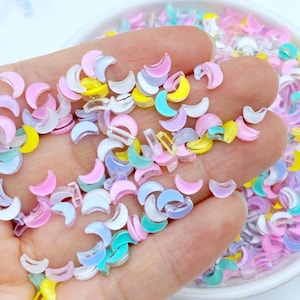10 Kawaii Stil Handwerk Nagel Dekorationen / Perlen Nagel Dekorationen / Hochzeit Karten machen Zubehör / Hochzeit Charms / Herz Perlen Aufkleber /