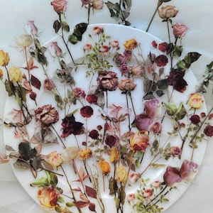 Set di adesivi con fiori secchi, adesivi con bouquet di fiori selvatici, adesivi con fiori selvatici, adesivi floreali hippie boho, adesivi con fiori di prato