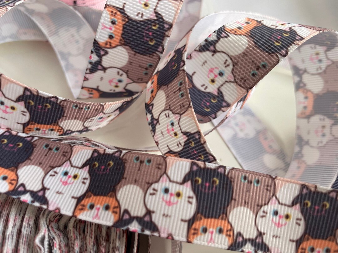 Kawaii Ribbon | Gift Wrap | Ribbon | Cat Ribbon | Bunny Ribbon | Craft ...