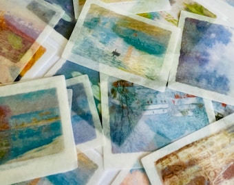 Monet Art Stickers Pack | Painting Stickers | Drawing Stickers | Scrapbooking | Journaling | Diary Stickers | Journal Stickers