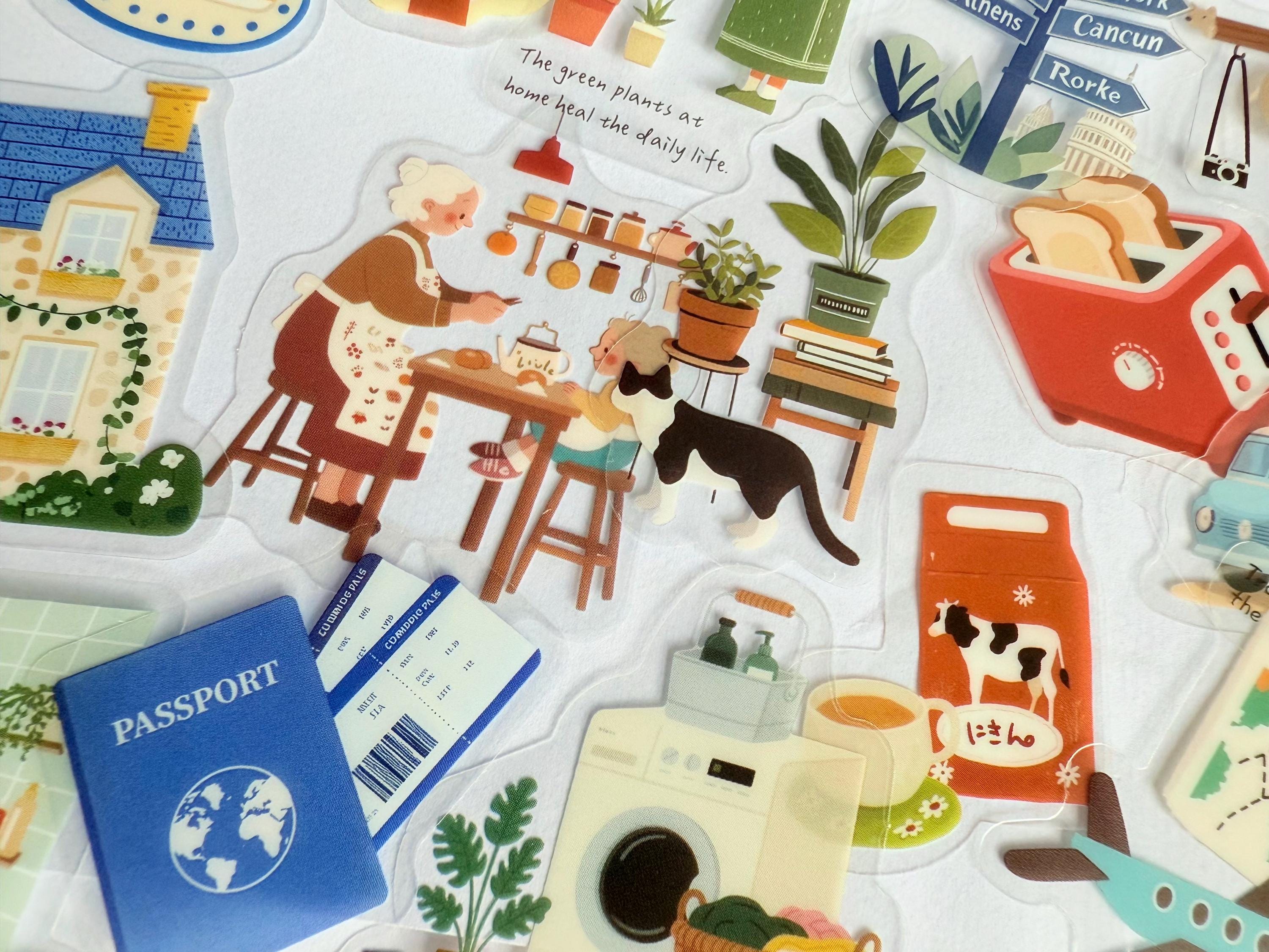 Life Style Sticker Daily Life Stickers| Journal Stickers |travel |home |cooking |holdisys ...