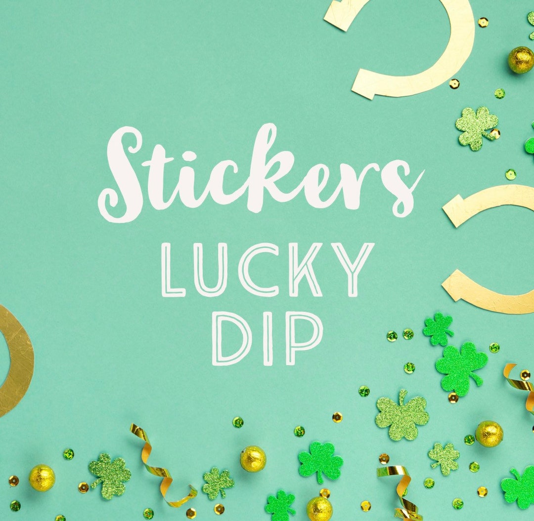 Sticker Set Lucky Dip, Grab Bag Sticker Packmystery Journal Stickers ...