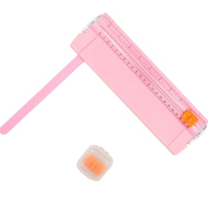 Mini-Papierschneider, tragbarer Schneiderschneider A4 A5 Handwerk Guillotine Papierschneider Scrapbooking-Werkzeug für Papieretikettenkarte, Kraftpapier