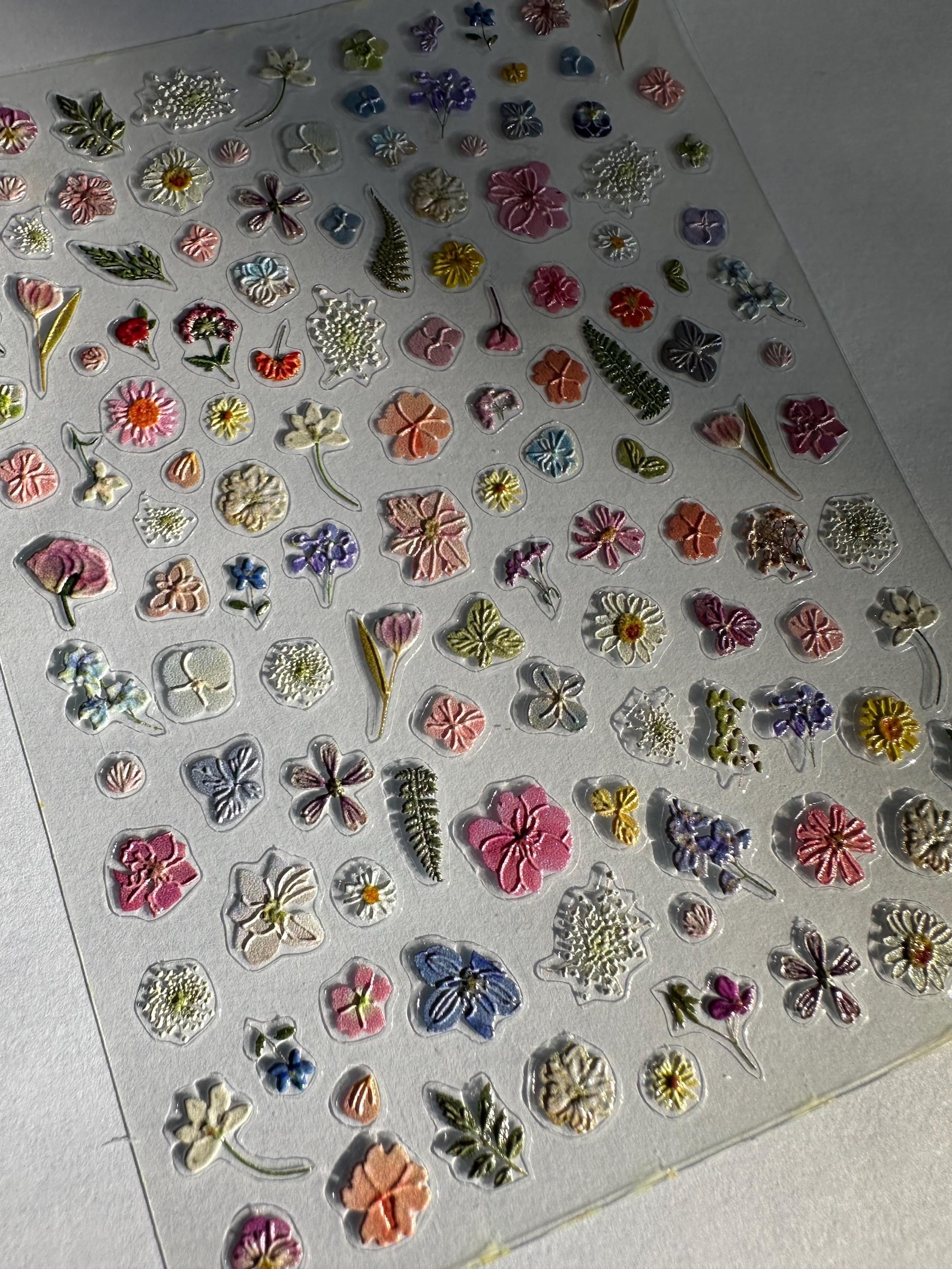 Mini Flower Stickers , Plant Sticker Sheet Suatelier. Tiny Stickers ...