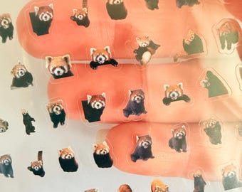 180 Tiny animal cat stickers | Guinea pig  | dog stickers  | hamster and animal stickers | panda animals | penguin  stickers | craft | BUJO