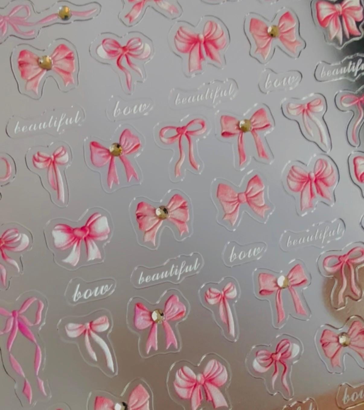 Bow Ribbon Sticker Design Tiny Bow Stickers, Ribbon Stickers, Bow Stickers, Stickers, Cute ...