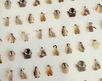 180 Tiny animal cat stickers | Guinea pig  | dog stickers  | hamster and animal stickers | panda animals | penguin  stickers | craft | BUJO