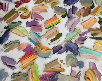 Paint Artist Stickers Pack | Painting Stickers | Drawing Stickers | paint brush stroke sticker | acrylic paint Stickers | artist Stickers