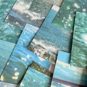 10 estetiska klistermärken med havstema, ocean och vågtema, bullet journal-klistermärken, dagbokspyssel-klistermärken