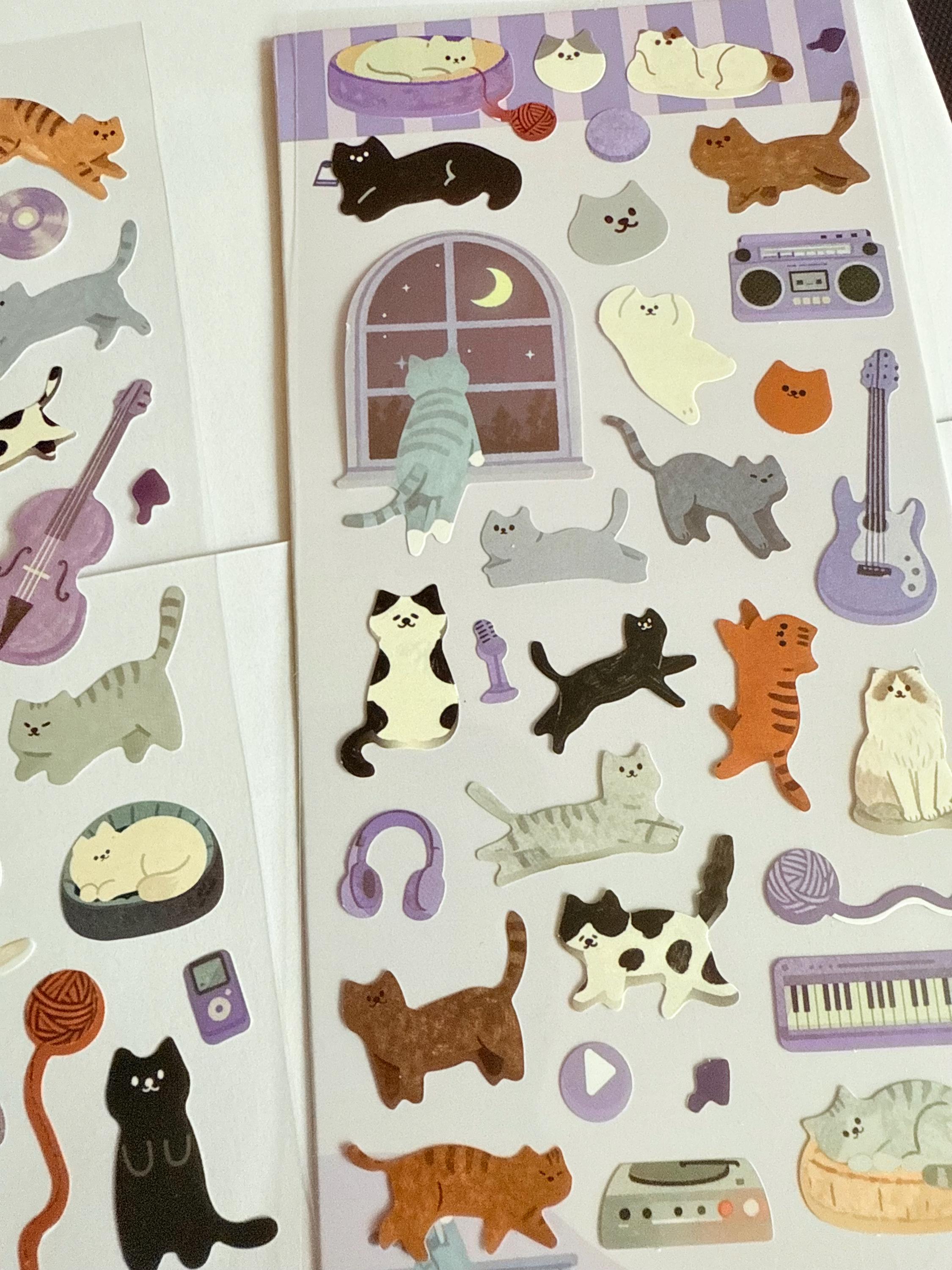Suatelier Stickers My Little Universe / Kitty Sticker Set, Black Cats ...
