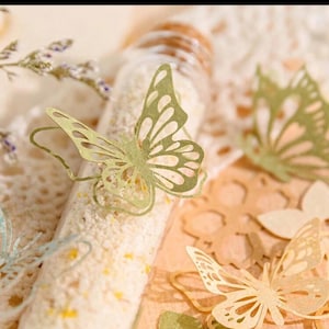 10 tarjetas con temática floral natural, papel para diario, tarjetas troqueladas, kit de materiales para scrapbooking, suministros de fotografía.