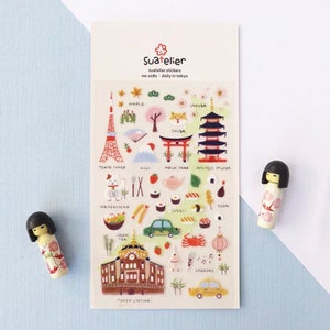 Adesivi Suatelier / Adesivi per scrapbooking / Adesivi per sushi / Adesivi per planner / Adesivi per diario / Bullet / didistickers