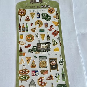 Mindwave food  themed stickers - Japanese food - Bento- Ramen Sticker sheet - Hotpot, foodie gifts, noodles, Hotpot foo