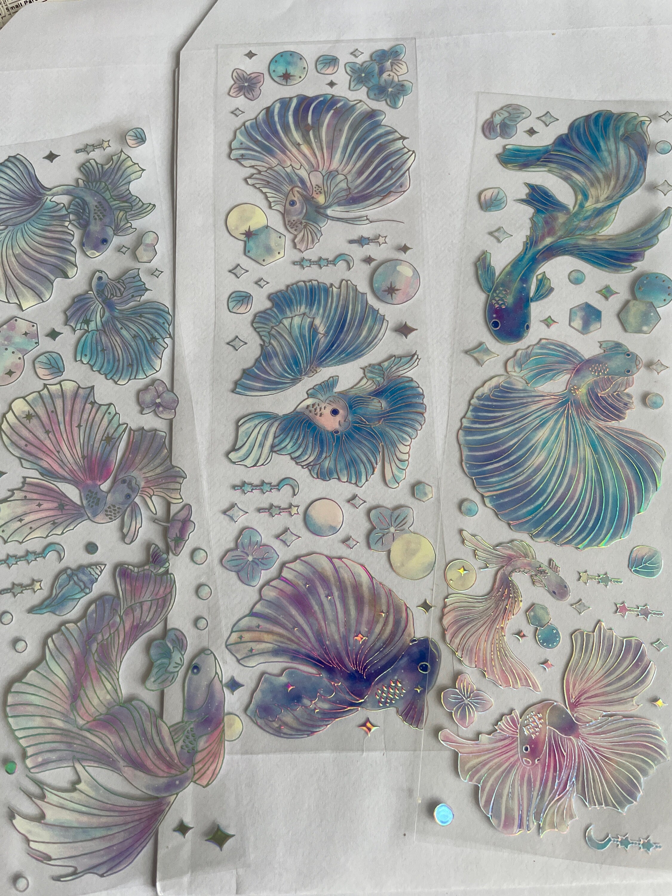 Set of Fish Marine Stickers | Nature Stickers | Journal Stickers ...