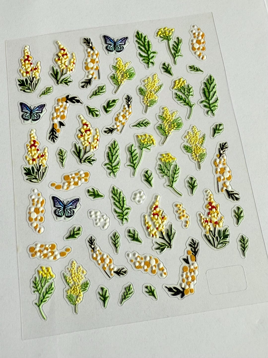 Mini Flower Stickers , Plant Sticker Sheet Suatelier. Tiny Stickers ...