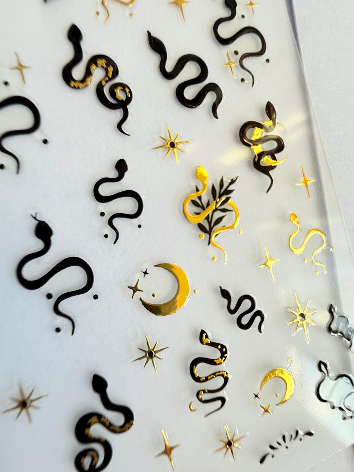 Mini Snake Tiny Stickers , Snake Sticker Sheet. Tiny Stickers/ Mini ...
