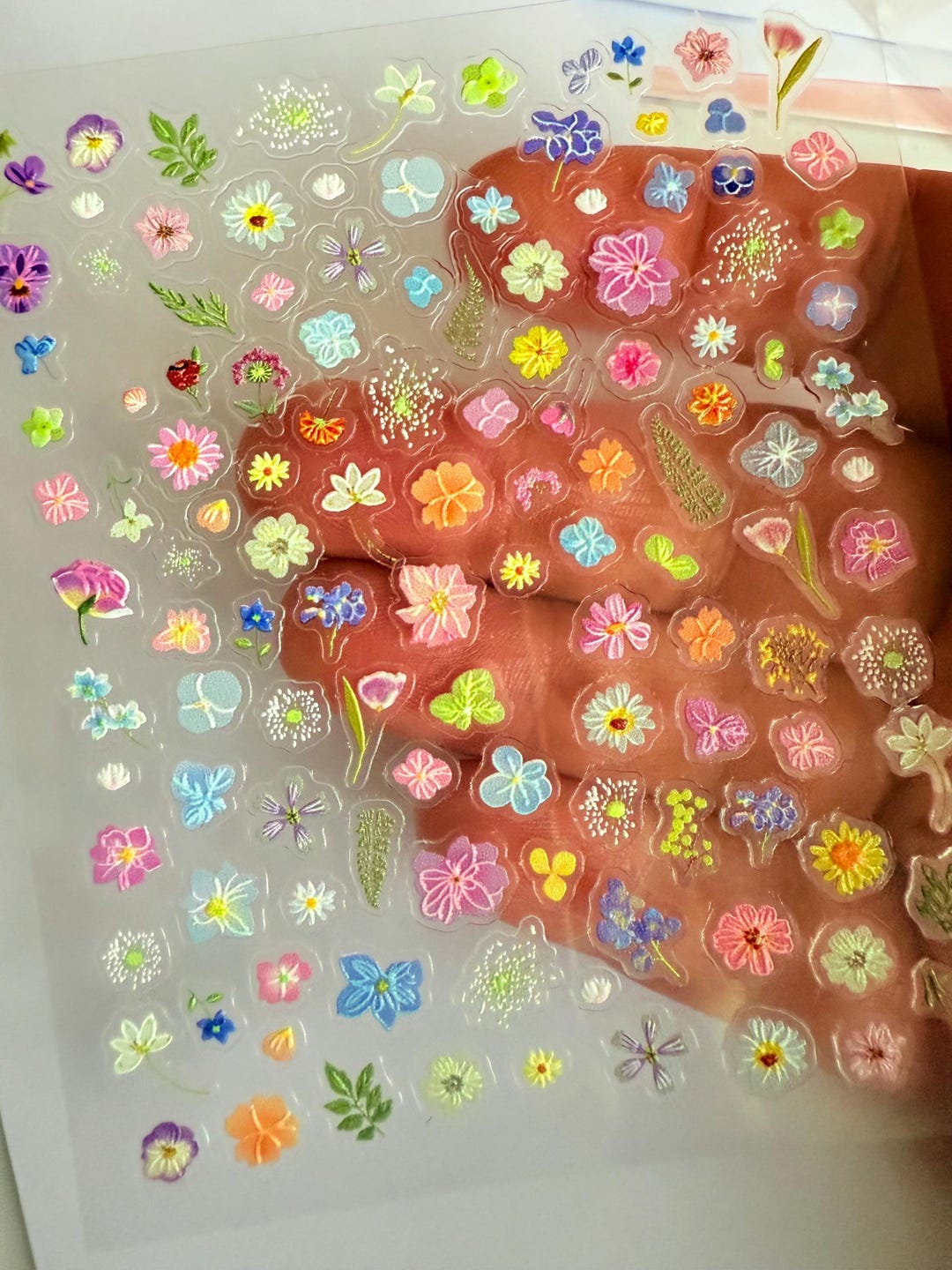 Mini Flower Stickers , Plant Sticker Sheet Suatelier. Tiny Stickers ...