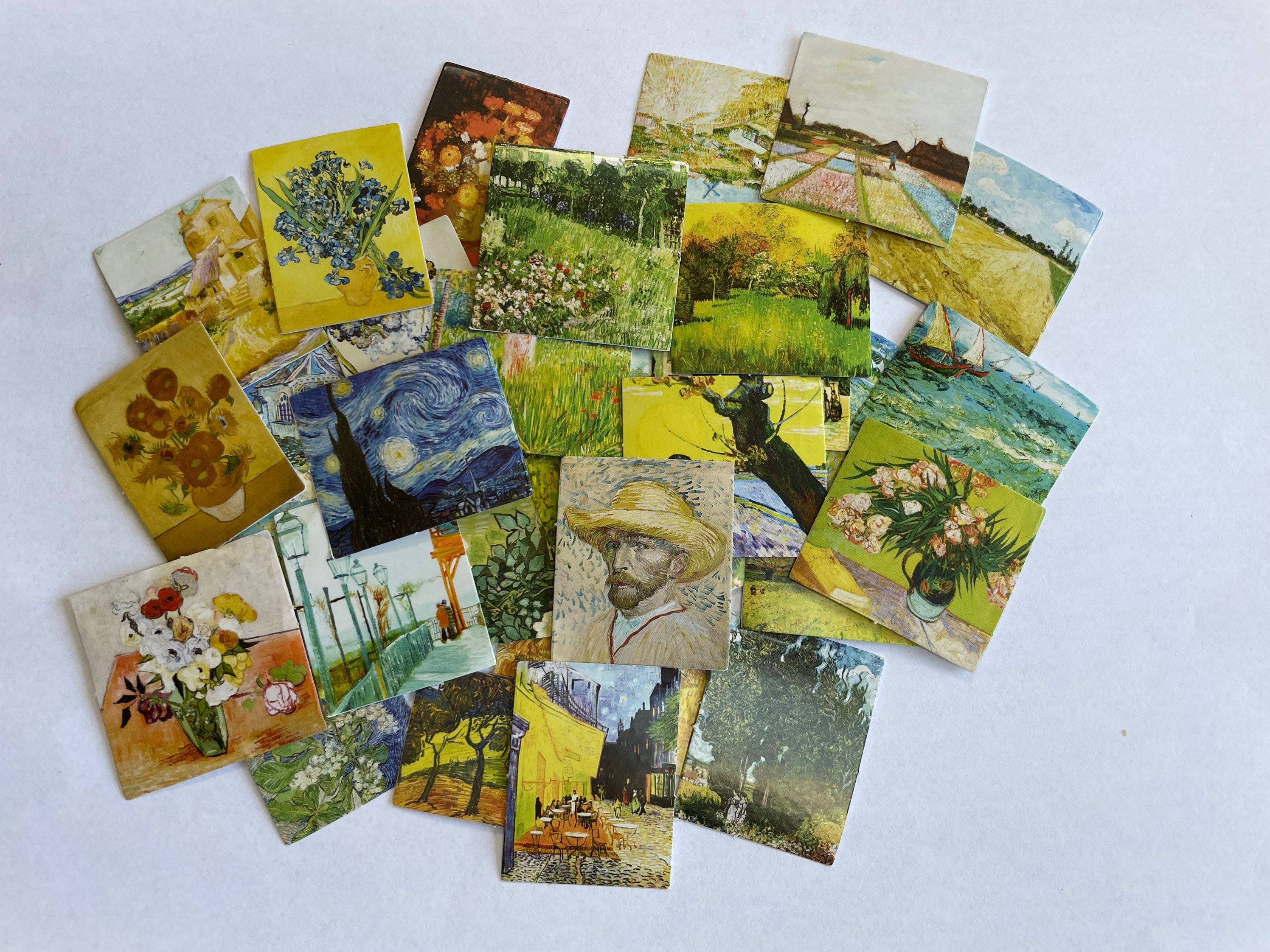 Van Gogh Art Stickers Pack | Painting Stickers | Drawing Stickers | Scrapbooking | Journaling | Diary Stickers | Journal Stickers