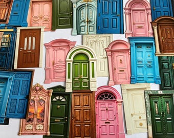 Vintage door stickers | garden door  |   doorway | BUJO | scrapbook | lifestyle  Aesthetic | Planner Diary Scrapbook | abstract