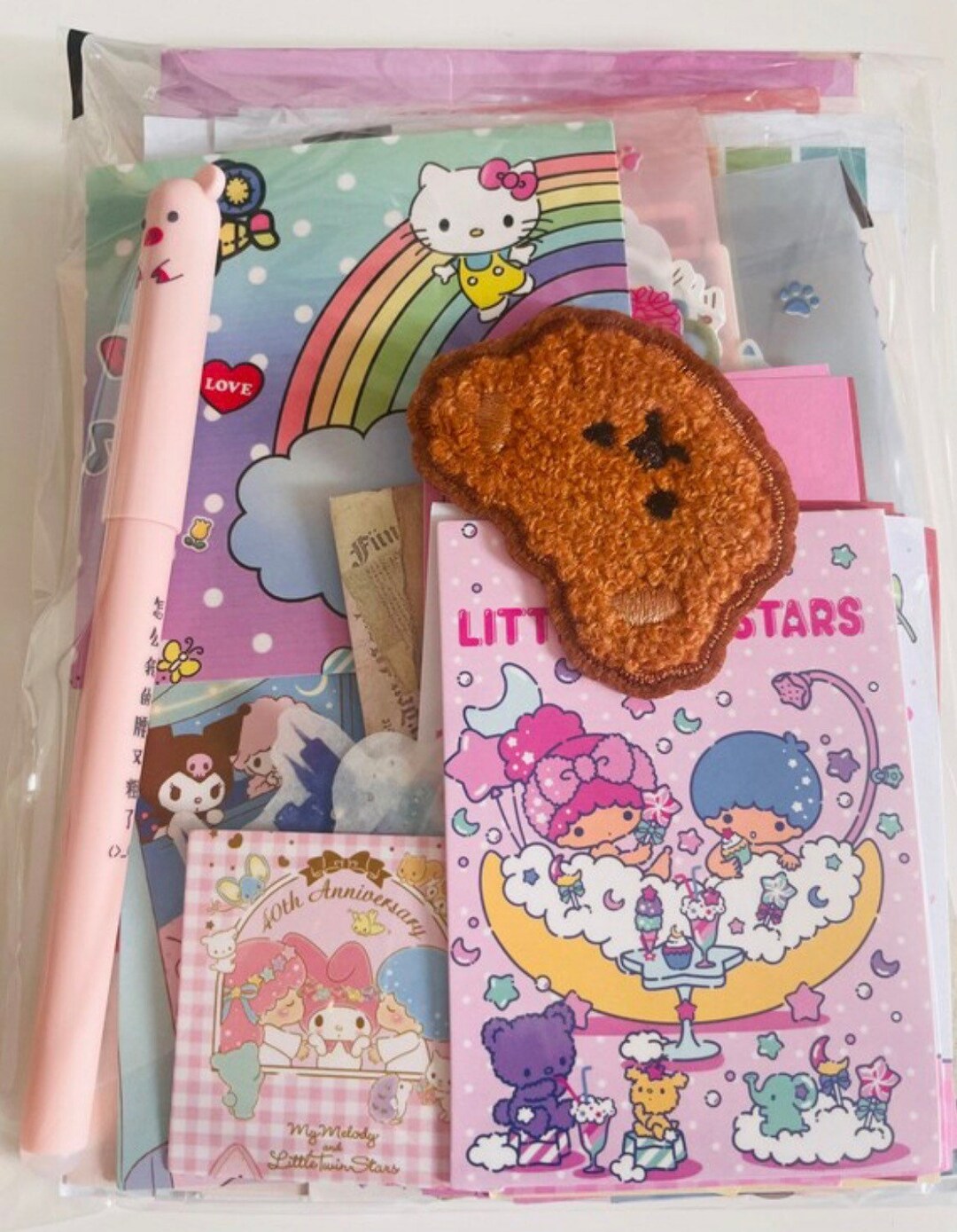 100 Piece Paper Set Kawaii Stationery Set Gift Set Etsy
