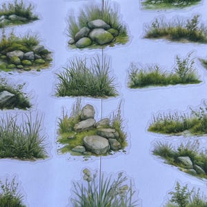 Adesivi per alberi/Adesivi foresta/Adesivi bosco/Adesivi taglialegna/Adesivi per planner/Adesivi per cancelleria artigianale/Adesivi per bullet journal/Natura