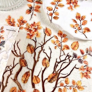 Tree Stickers|Forest|Woodland sticker|Tree Lumberjack Sticker| planner Sticker|Craft stationery | bullet journal stickers | nature