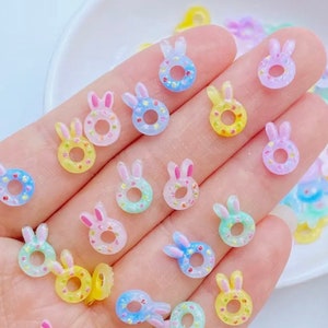 Kawaii Stil Handwerk Nageldekorationen / Perlen Nagel Dekorationen / Hochzeit Karten machen Zubehör / Hochzeit Charms / Herz Perlen Aufkleber /