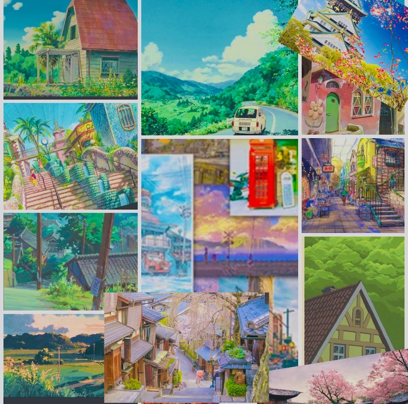 Japanese Style Anime Stickers High Quality Anime Inspired Etsy